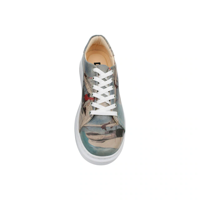 DOGO Plateausneaker »Myra Low-Top Sneaker Smell The Flowers Damen Sneaker, Myra« Handgefertigt