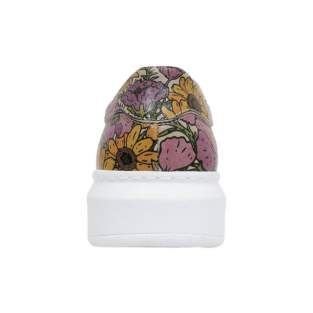 DOGO Plateausneaker »Myra Low-Top Sneaker Smell The Flowers Damen Sneaker, Myra« Handgefertigt