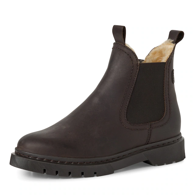 Tamaris Winterboots , Blockabsatz, Chelseaboots, Schlupfschuh, beidseitiger Stretcheinsatz