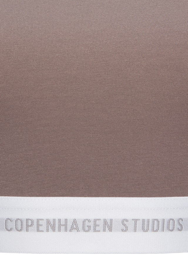 Copenhagen Studios Bustier mit weichem Logobund und aus elastischer Baumwoll-Modal-Qualität