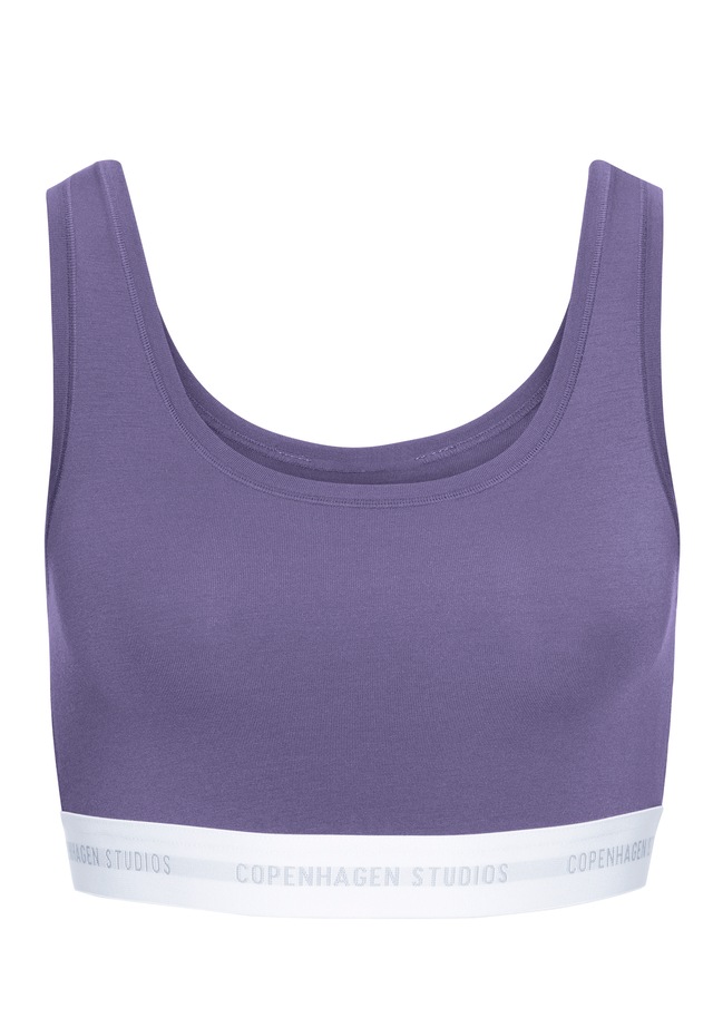 Copenhagen Studios Bustier mit weichem Logobund und aus elastischer Baumwoll-Modal-Qualität