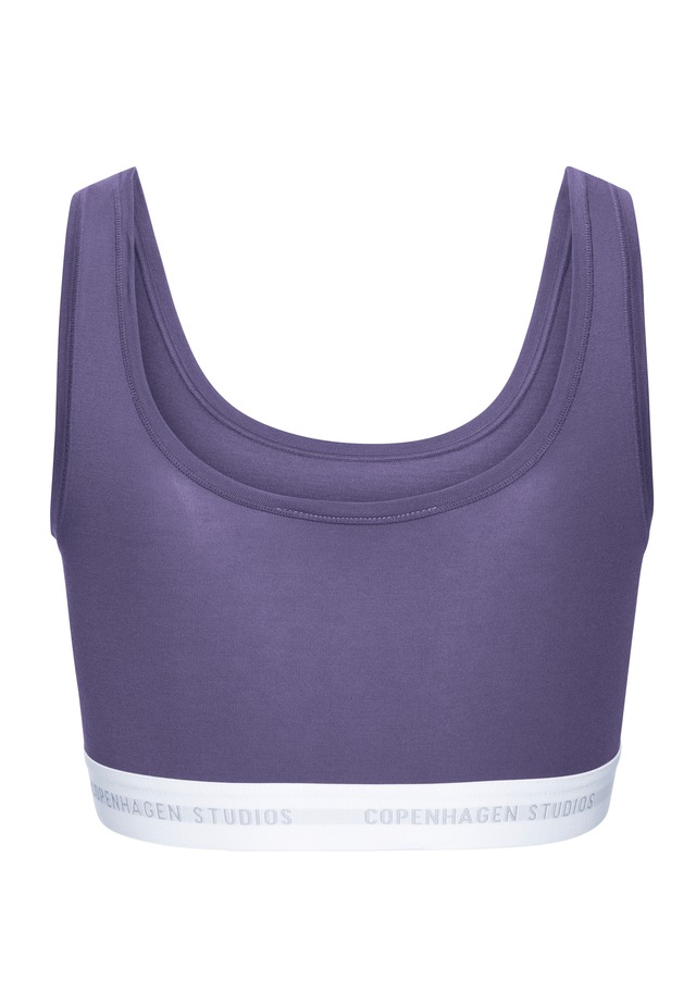 Copenhagen Studios Bustier mit weichem Logobund und aus elastischer Baumwoll-Modal-Qualität