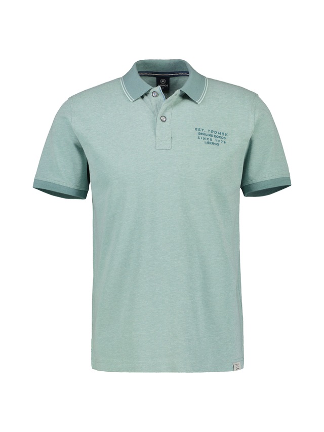 LERROS Poloshirt »Poloshirt in Melange Optik«