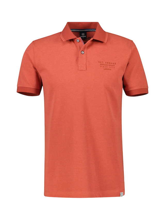 LERROS Poloshirt »Poloshirt in Melange Optik«