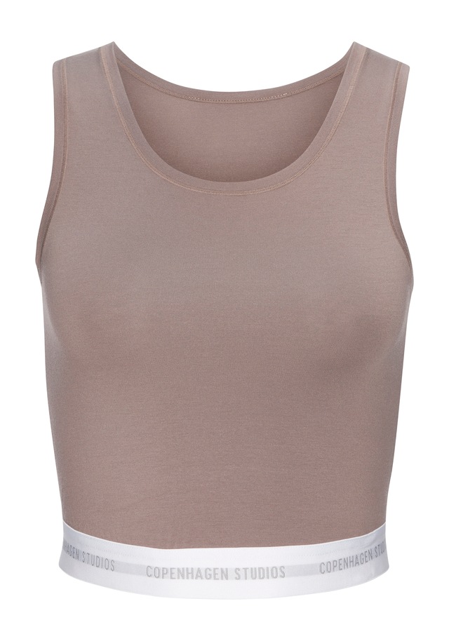 Copenhagen Studios Achseltop mit weichem Logobund und aus elastischer Baumwoll-Modal-Qualität