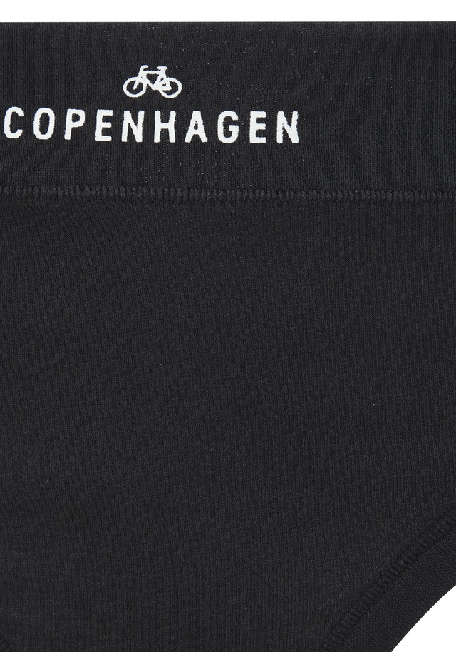 Copenhagen Studios Bikinislip »mit Logodruck am Bund« 3er-Pack, aus softer Bio-Baumwollqualität