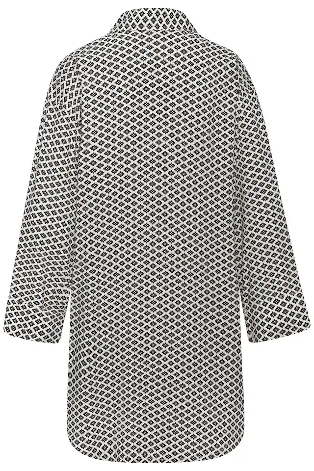 LASCANA Pyjamaoberteil mit grafischem Allovermuster