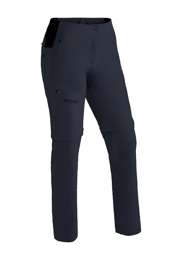 Maier Sports Outdoorhose »Latit Zip Vario« Damen zipp-off Wanderhose, elastische Funktionshose, 4 Taschen mit RV