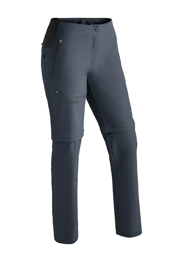 Maier Sports Outdoorhose »Latit Zip Vario« Damen zipp-off Wanderhose, elastische Funktionshose, 4 Taschen mit RV