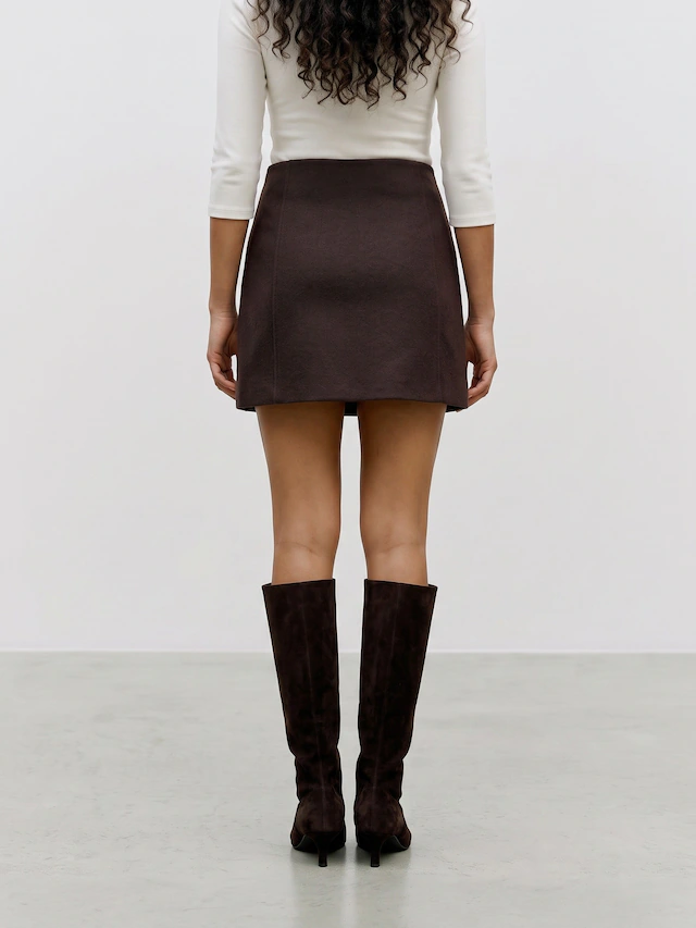 Vero Moda Minirock »VMFORTUNEALLISON HW SHORT SKIRT GA NOOS« Kunstfaser
