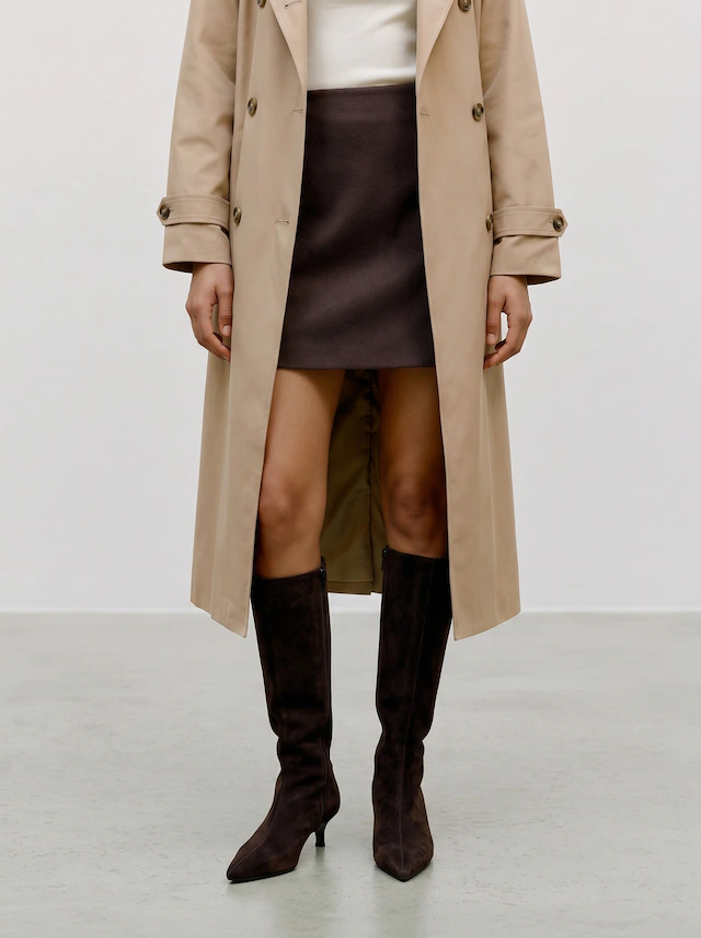 Vero Moda Minirock »VMFORTUNEALLISON HW SHORT SKIRT GA NOOS« Kunstfaser