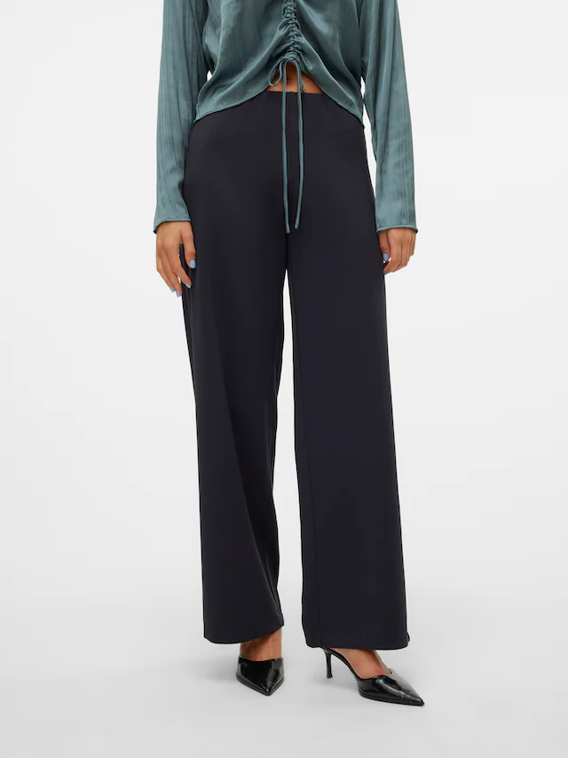 Vero Moda Schlupfhose »VMBERLIN ZAMIRA MW WIDE PANT NOOS« Materialmix