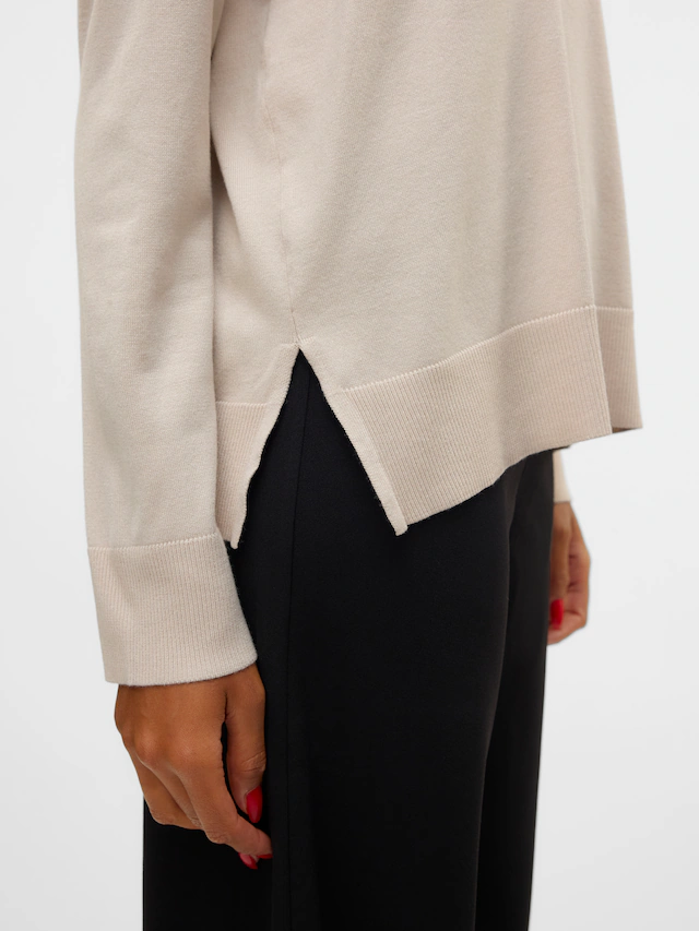 Vero Moda Strickpullover »VMSILJE LS V-NECK PULLOVER GA NOOS«
