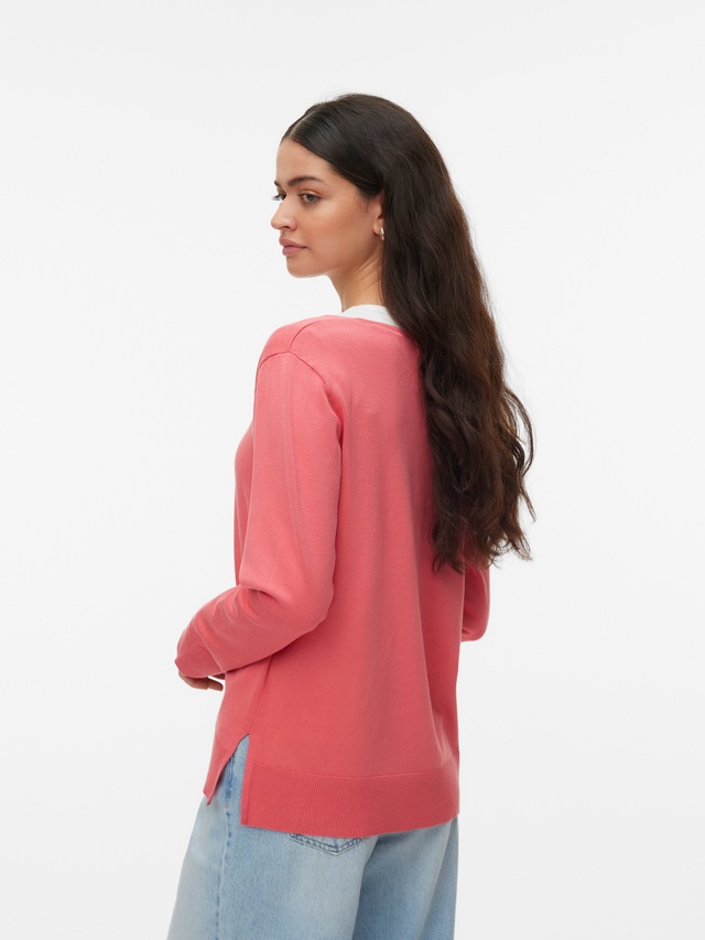 Vero Moda Strickpullover »VMSILJE LS V-NECK PULLOVER GA NOOS«