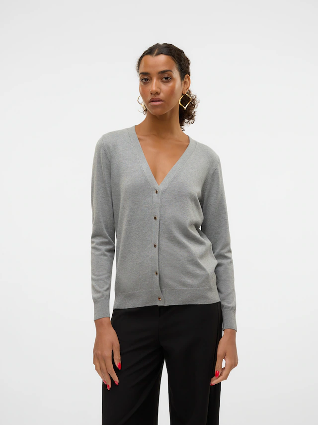 Vero Moda Strickjacke »VMSILJE LS V-NECK CARDIGAN GA NOOS«