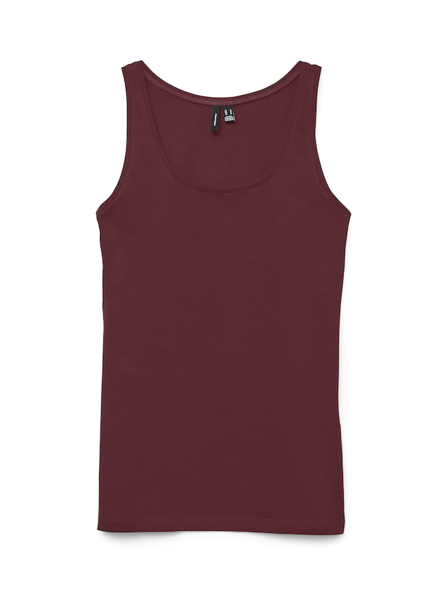 Vero Moda Tanktop »VMLULU LONG TANK TOP JRS GA NOOS« Baumwollmischung, regular fit