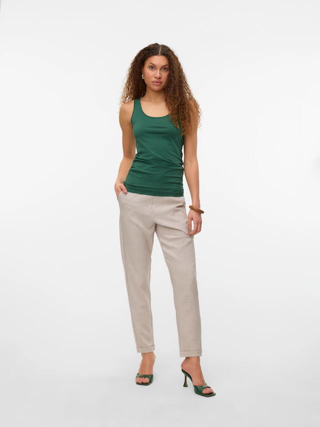 Vero Moda Tanktop »VMLULU LONG TANK TOP JRS GA NOOS« Baumwollmischung, regular fit