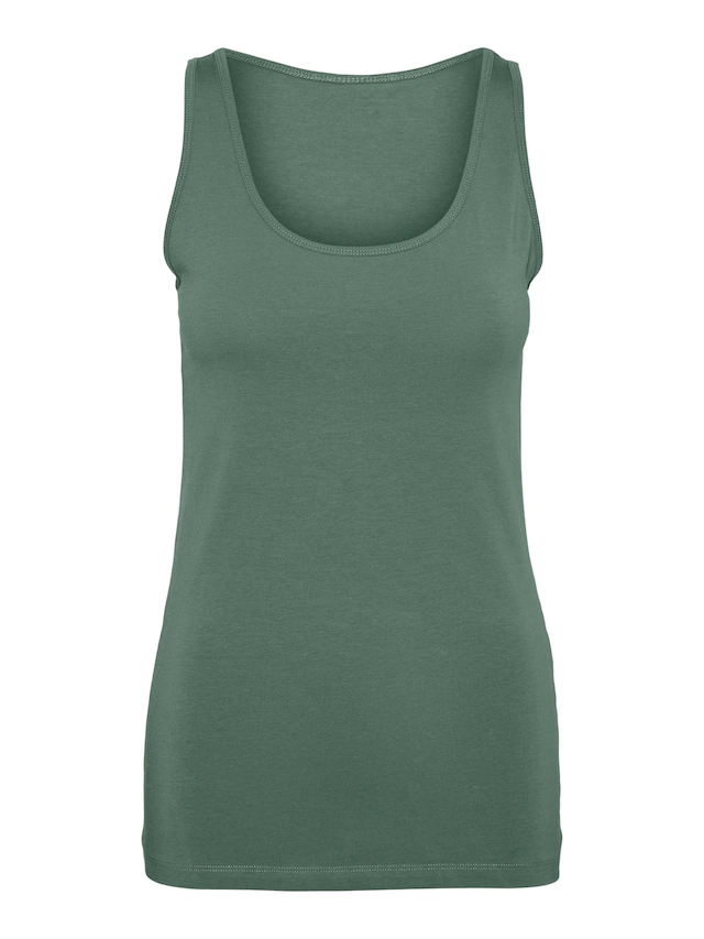 Vero Moda Tanktop »VMLULU LONG TANK TOP JRS GA NOOS« Baumwollmischung, regular fit