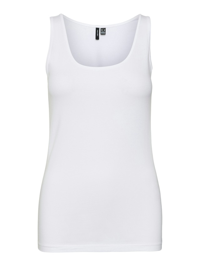 Vero Moda Tanktop »VMLULU LONG TANK TOP JRS GA NOOS« Baumwollmischung, regular fit