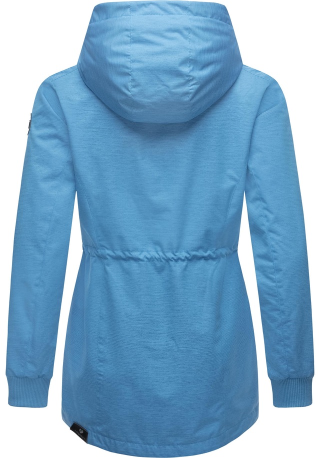 Ragwear Outdoorjacke »Dowey Tech« mit Kapuze stylische wasserdichte Übergangsjacke mit großer Kapuze