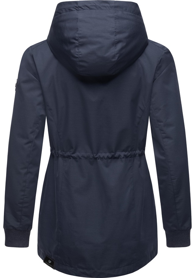 Ragwear Outdoorjacke »Dowey Tech« mit Kapuze stylische wasserdichte Übergangsjacke mit großer Kapuze