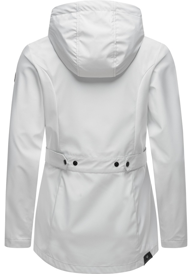 Ragwear Softshelljacke »Margge Shell« mit Kapuze wasserdichte Damen Übergangsjacke mit großer Kapuze