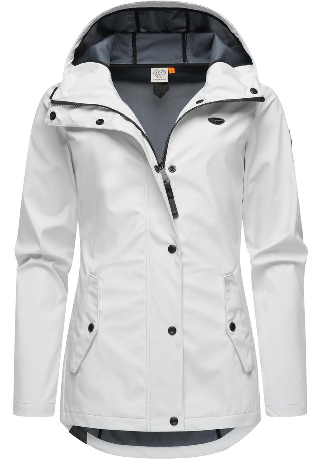 Ragwear Softshelljacke »Margge Shell« mit Kapuze wasserdichte Damen Übergangsjacke mit großer Kapuze