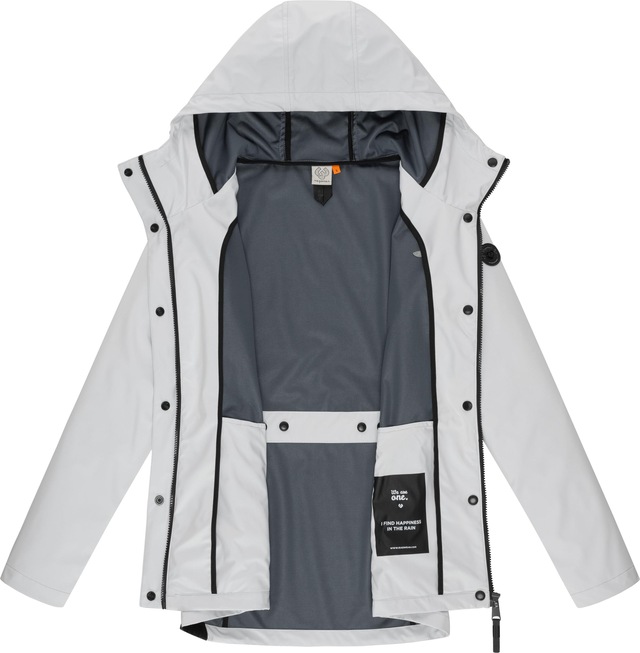 Ragwear Softshelljacke »Margge Shell« mit Kapuze wasserdichte Damen Übergangsjacke mit großer Kapuze