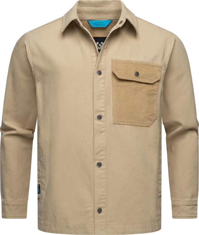 Ragwear Outdoorhemd »Garwend« Stylisches Herren Holzfällerhemd mit Brusttasche