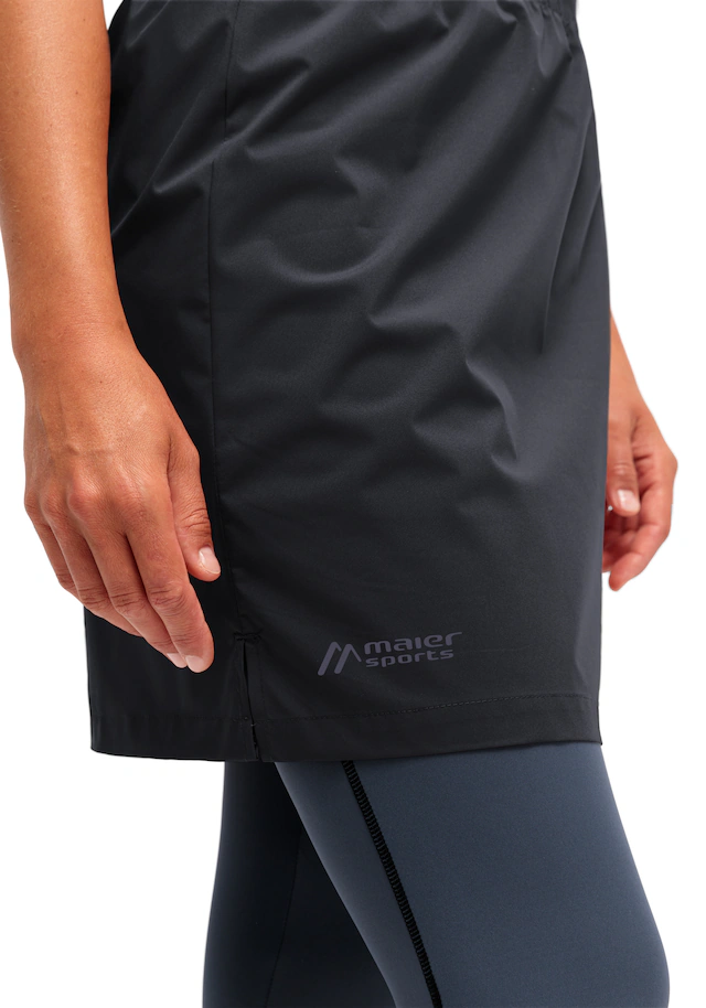 Maier Sports Midirock »Rain Skirt 2.0« Damen Regenrock, wasserabweisend atmungsaktiv, Rock in sich verpackbar