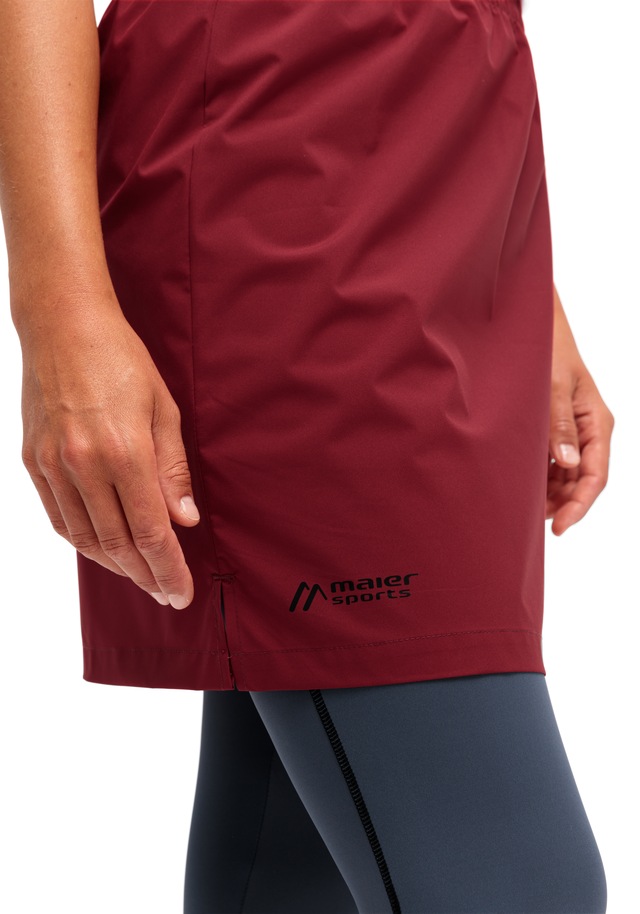 Maier Sports Midirock »Rain Skirt 2.0« Damen Regenrock, wasserabweisend atmungsaktiv, Rock in sich verpackbar