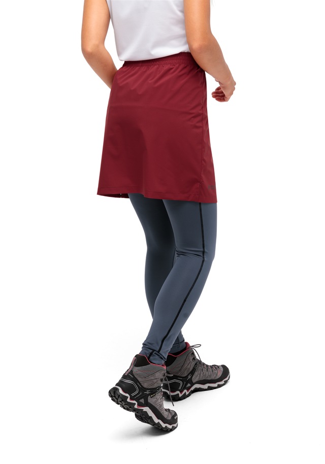Maier Sports Midirock »Rain Skirt 2.0« Damen Regenrock, wasserabweisend atmungsaktiv, Rock in sich verpackbar