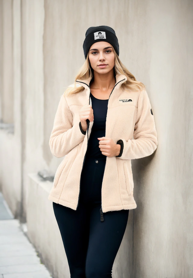Arctic Seven Fleecejacke »ASDiania« Sherpa Übergangsjacke