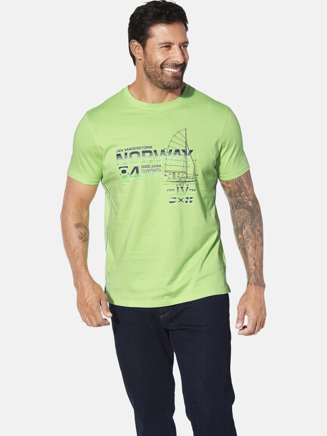 Jan Vanderstorm Rundhalsshirt »T-Shirt EILI«