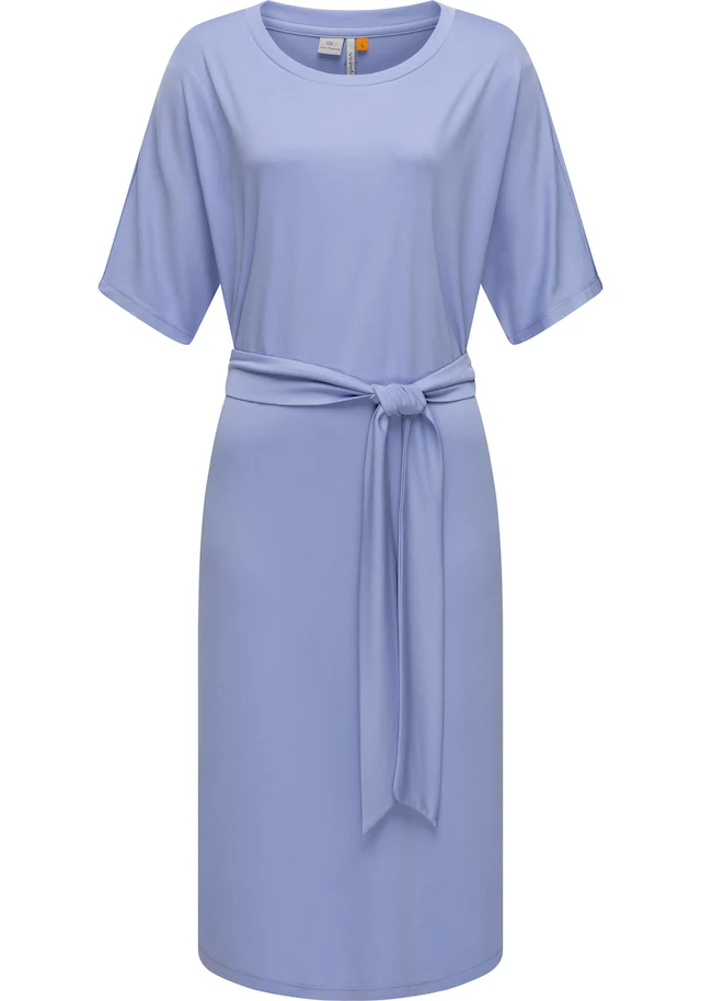 Ragwear Shirtkleid »Pallerma« Ohne Taschen stylisches Sommerkleid mit Bindeband an der Taille