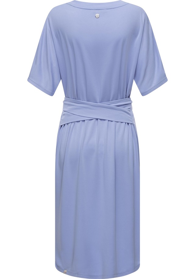 Ragwear Shirtkleid »Pallerma« Ohne Taschen stylisches Sommerkleid mit Bindeband an der Taille