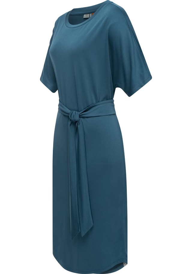 Ragwear Shirtkleid »Pallerma« Ohne Taschen stylisches Sommerkleid mit Bindeband an der Taille