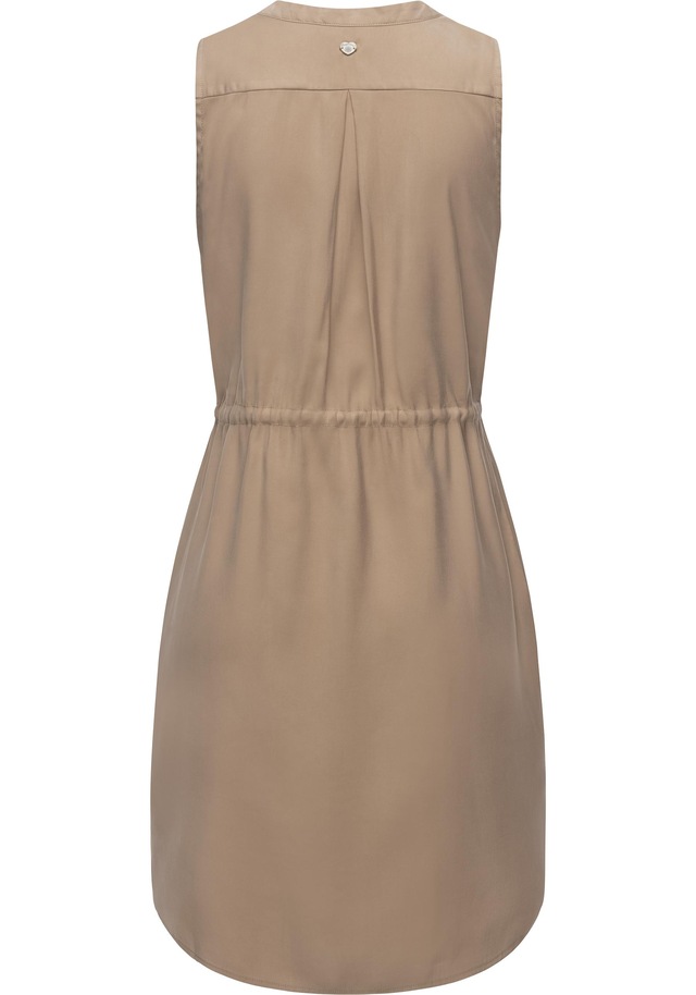 Ragwear Blusenkleid »Roissin« Brusttaschen | Eingrifftaschen stylisches Sommerkleid mit Bindeband