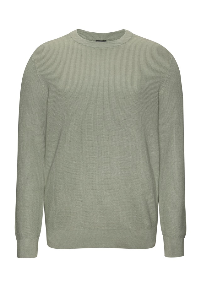 John Devin Strickpullover »bis Größe 5XL« Pullover in modischen Farben aus Baumwollmischung