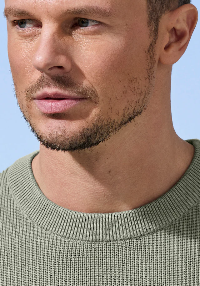 John Devin Strickpullover »bis Größe 5XL« Pullover in modischen Farben aus Baumwollmischung