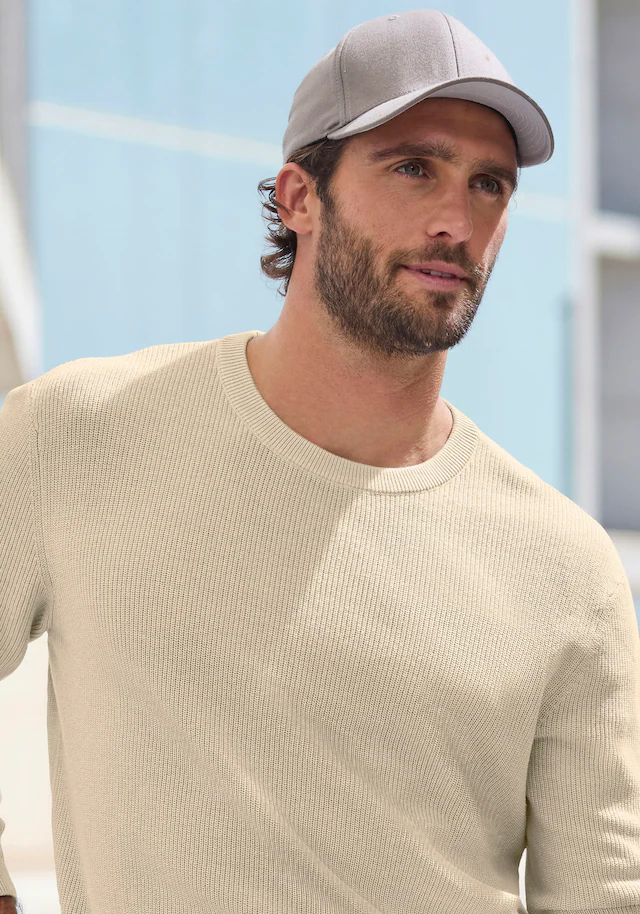 John Devin Strickpullover »bis Größe 5XL« Pullover in modischen Farben aus Baumwollmischung