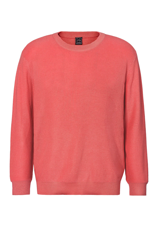 John Devin Strickpullover »bis Größe 5XL« Pullover in modischen Farben aus Baumwollmischung