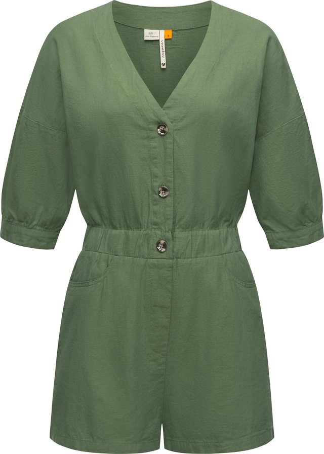 Ragwear Jumpsuit »Ipsie« schicker, kurzer Damen Overall in Military-Look