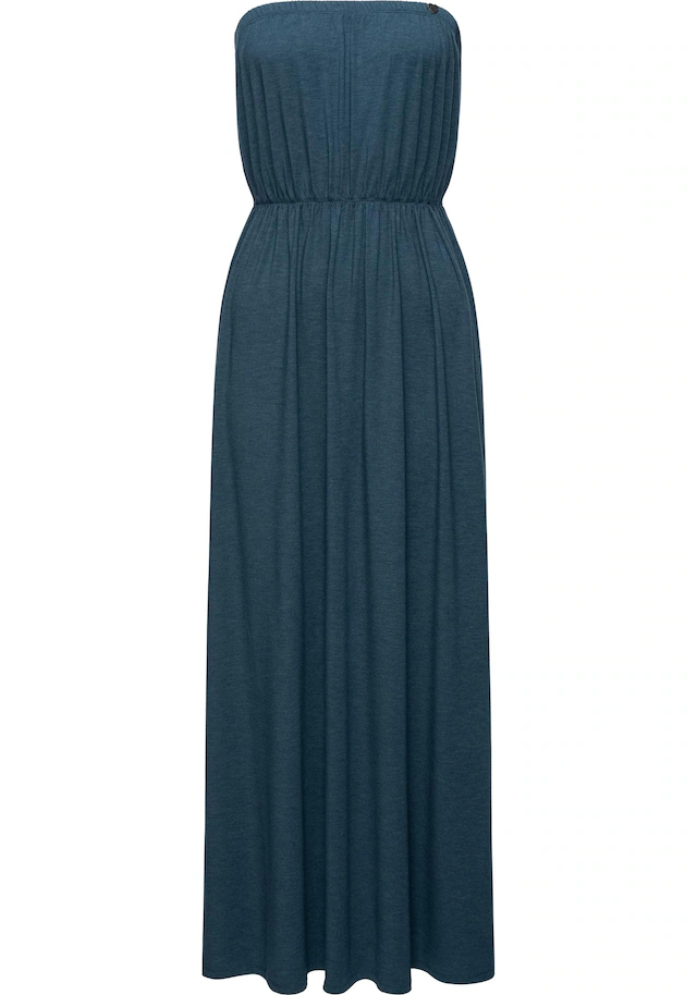 Ragwear Sommerkleid »Awery« Ohne Taschen stylisches Damen Bandeaukleid mit Taillen-Gummizug