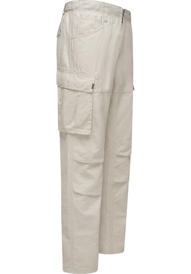 Ragwear Cargohose »Merly Long Linen« Lange luftige Herren Hose mit vielen Taschen