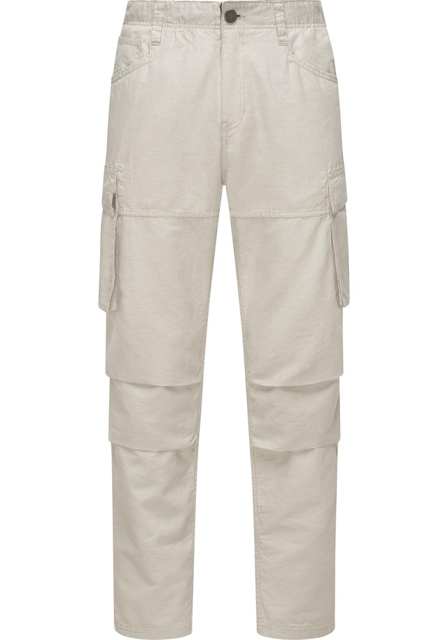 Ragwear Cargohose »Merly Long Linen« Lange luftige Herren Hose mit vielen Taschen