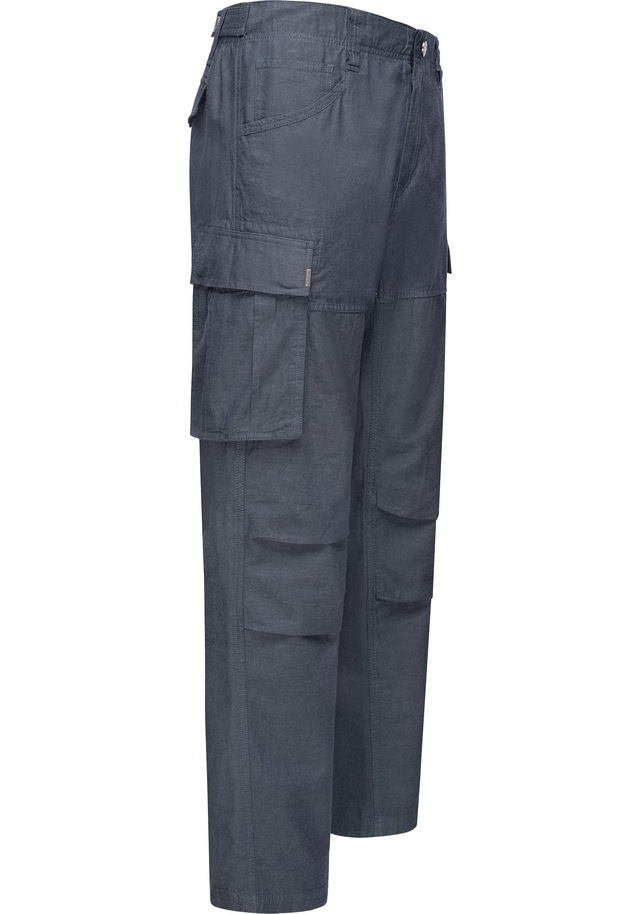 Ragwear Cargohose »Merly Long Linen« Lange luftige Herren Hose mit vielen Taschen