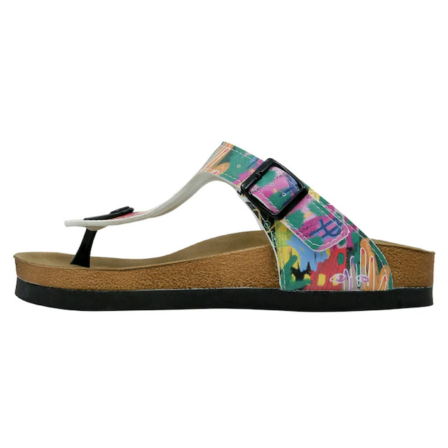 DOGO Zehentrenner »Lila Zehentrenner No More Drama Damen Sandalen, Lila« Handgefertigt