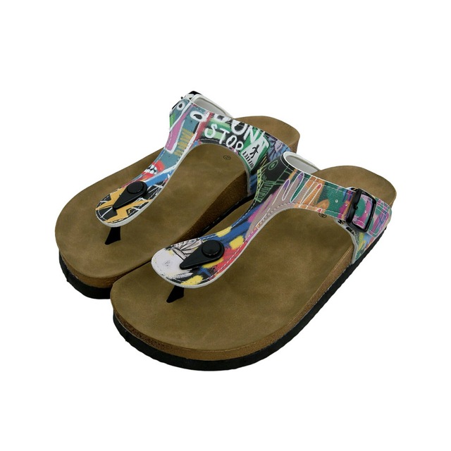 DOGO Zehentrenner »Lila Zehentrenner No More Drama Damen Sandalen, Lila« Handgefertigt