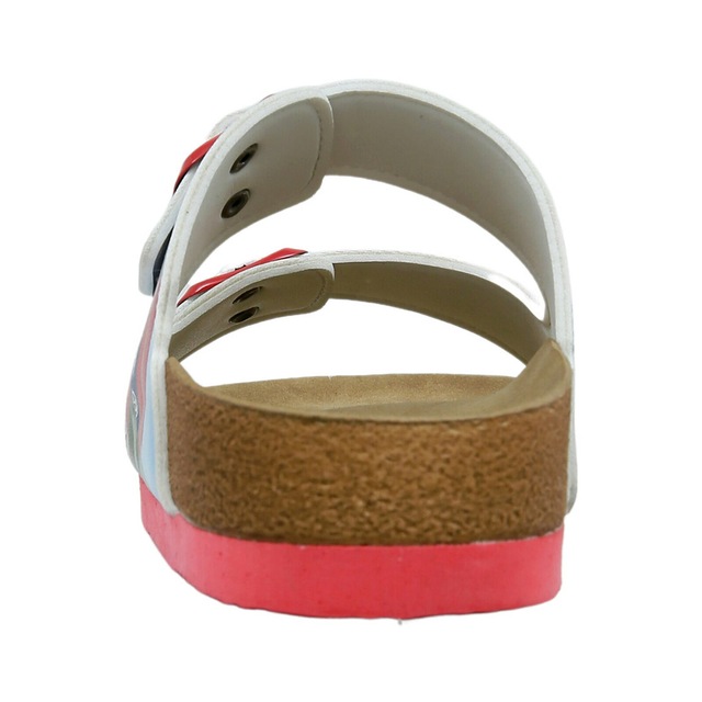 DOGO Pantolette »Stella Pantolette Aeroplanes Damen Sandalen, Stella Pantolette« Handgefertigt